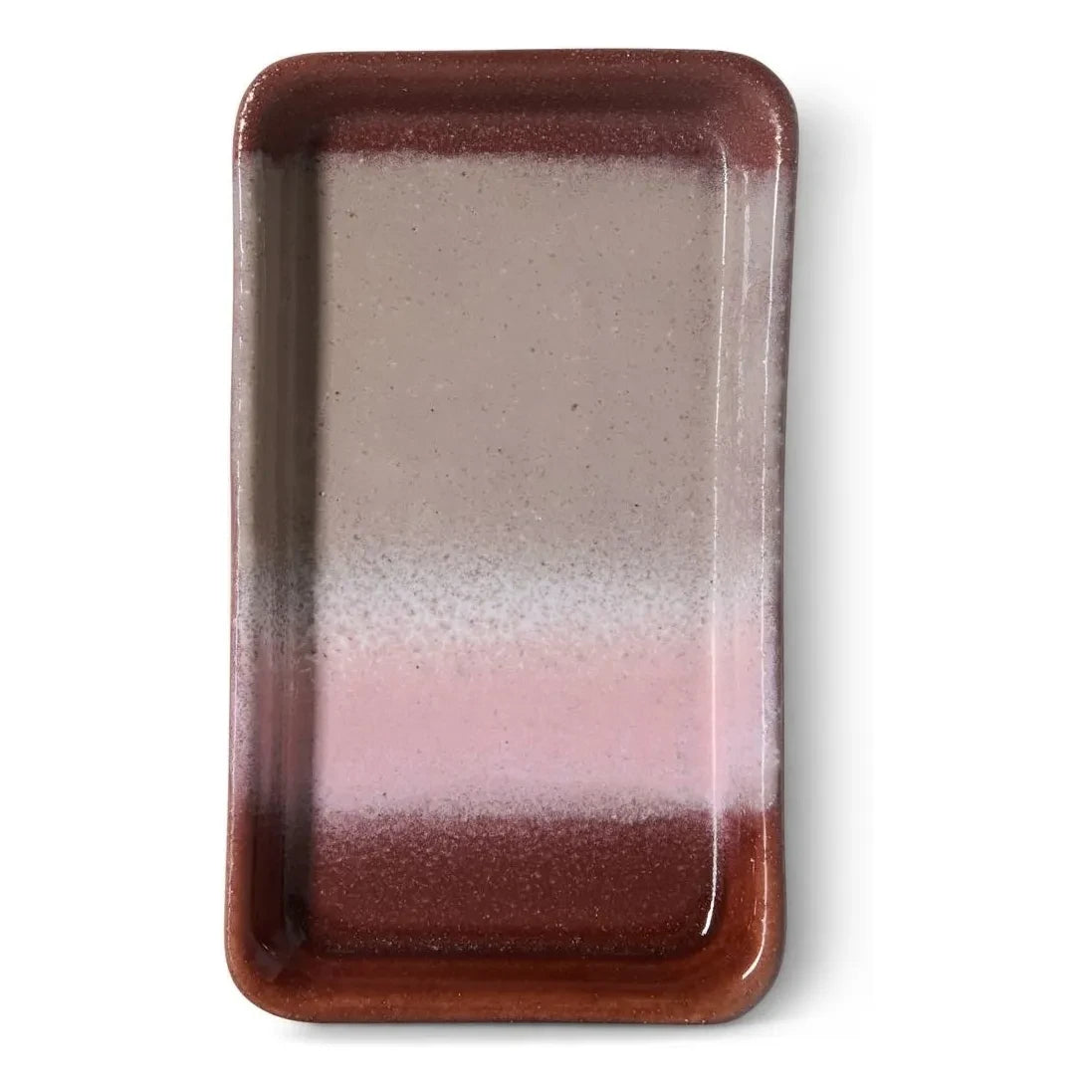 HKliving - Bloom ceramic serving plate | Pink
