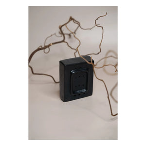 Woodmata - Terracotta Soap Dish | Black