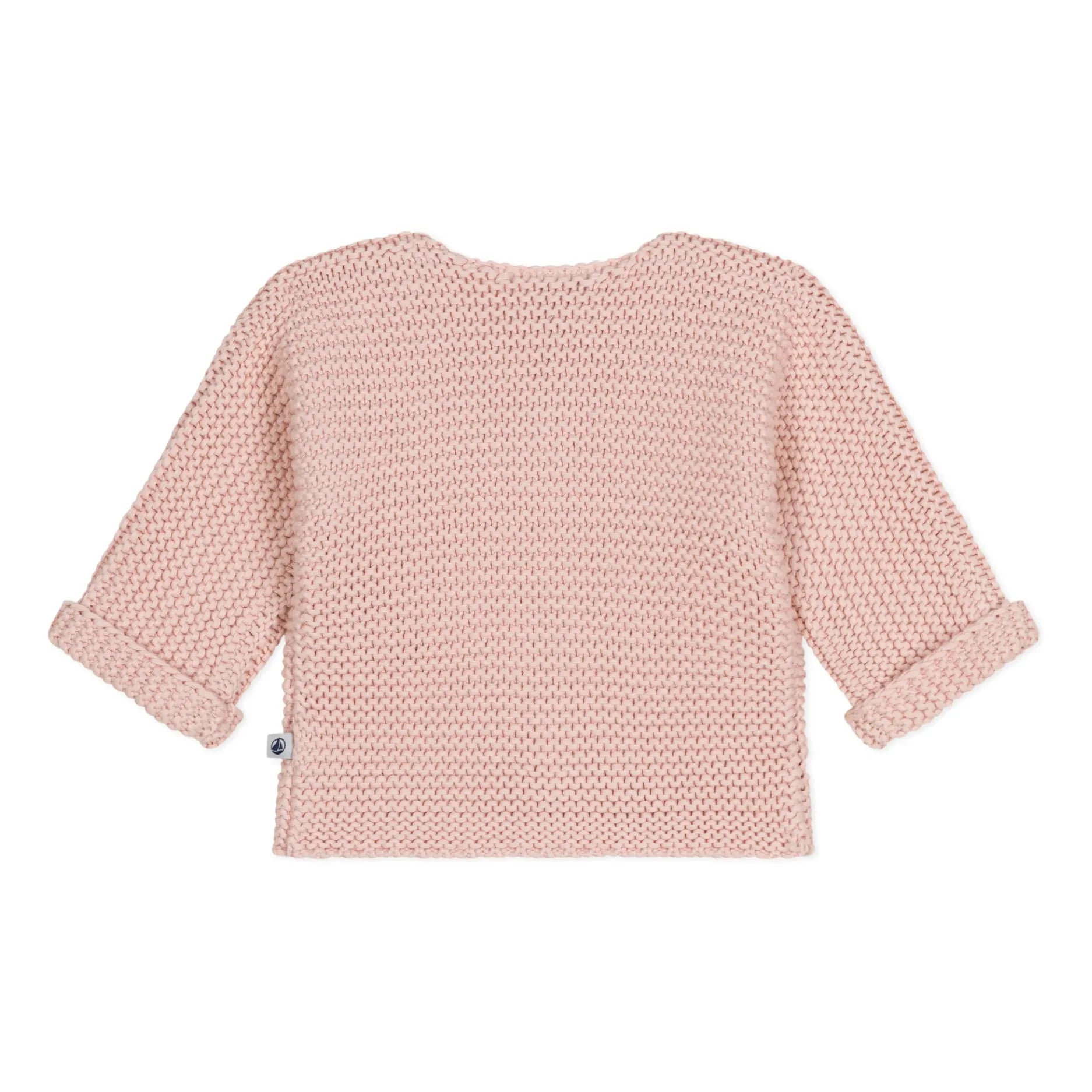 Petit Bateau - Mafa Point Mousse Cardigan | Powder Pink