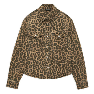 Anine Bing - Paxton Leopard Shirt | Brown