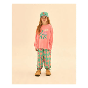 Jelly Mallow - Diamond-Patterned Pants | Turquoise