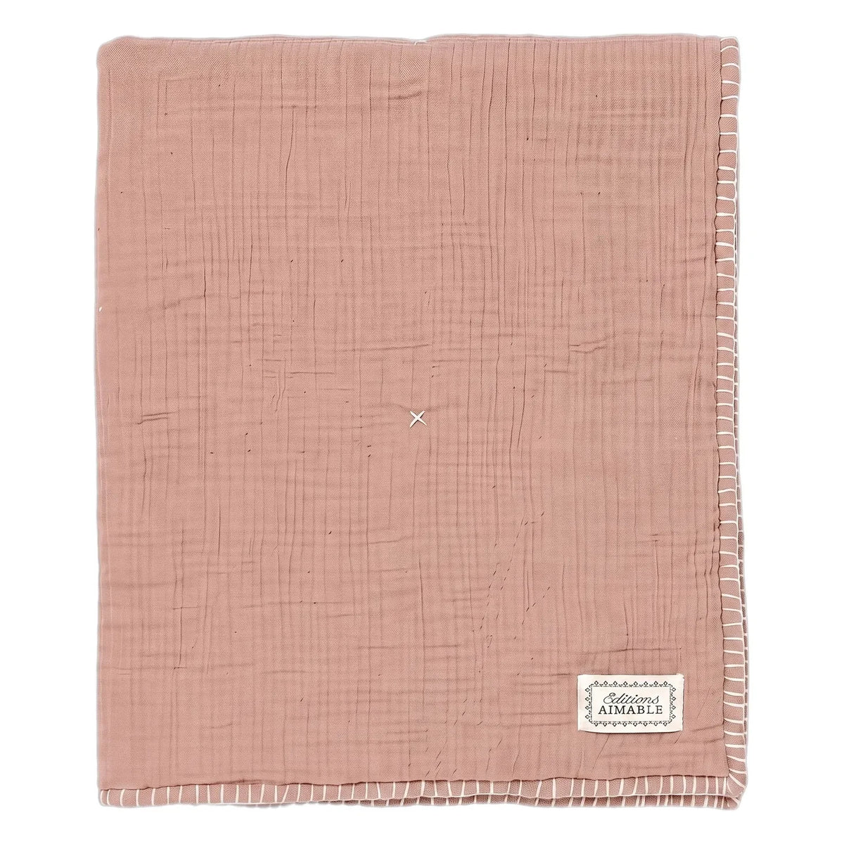 Editions Aimable - Pablo Blanket | Vintage Rose Gauze