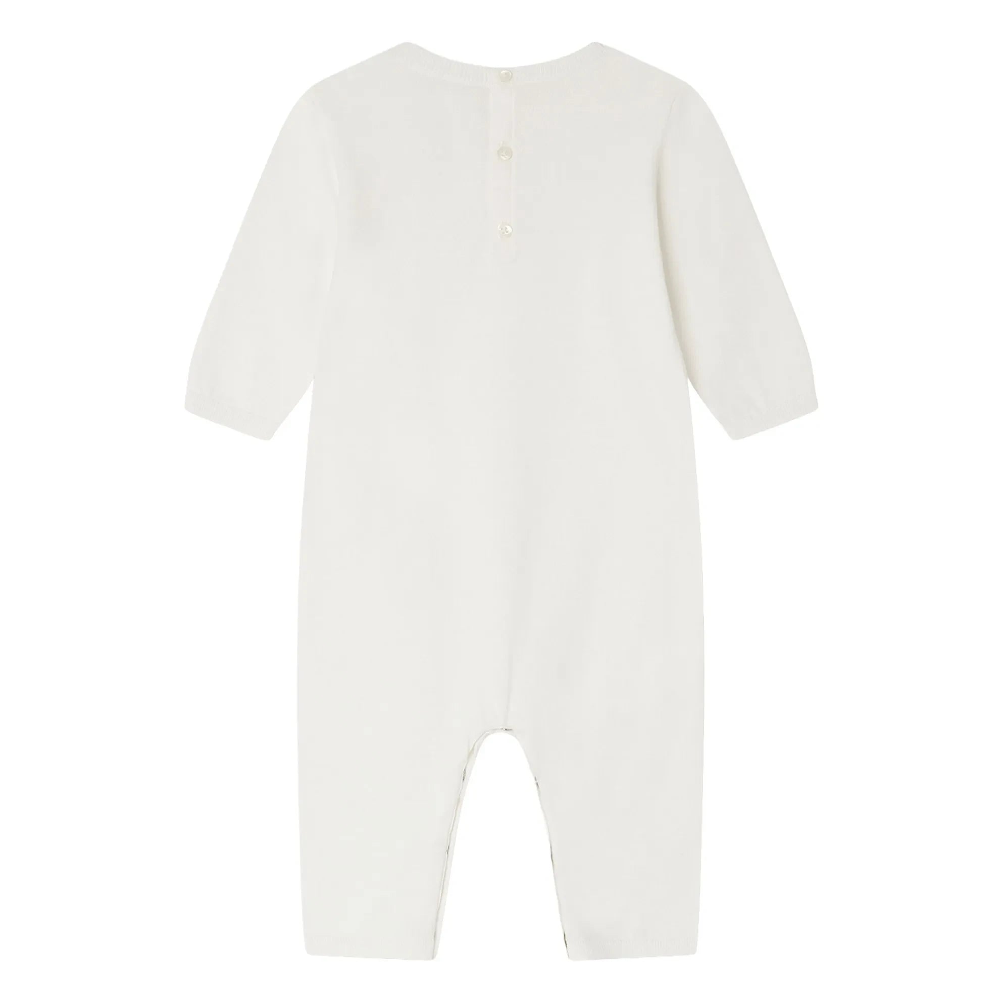 Bonpoint - Tilouana Organic Cotton Romper | White