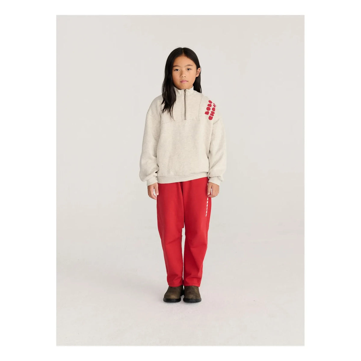Bobo Choses - Bobo Choses Zip-Up Sweatshirt Organic Cotton | Heather Grey