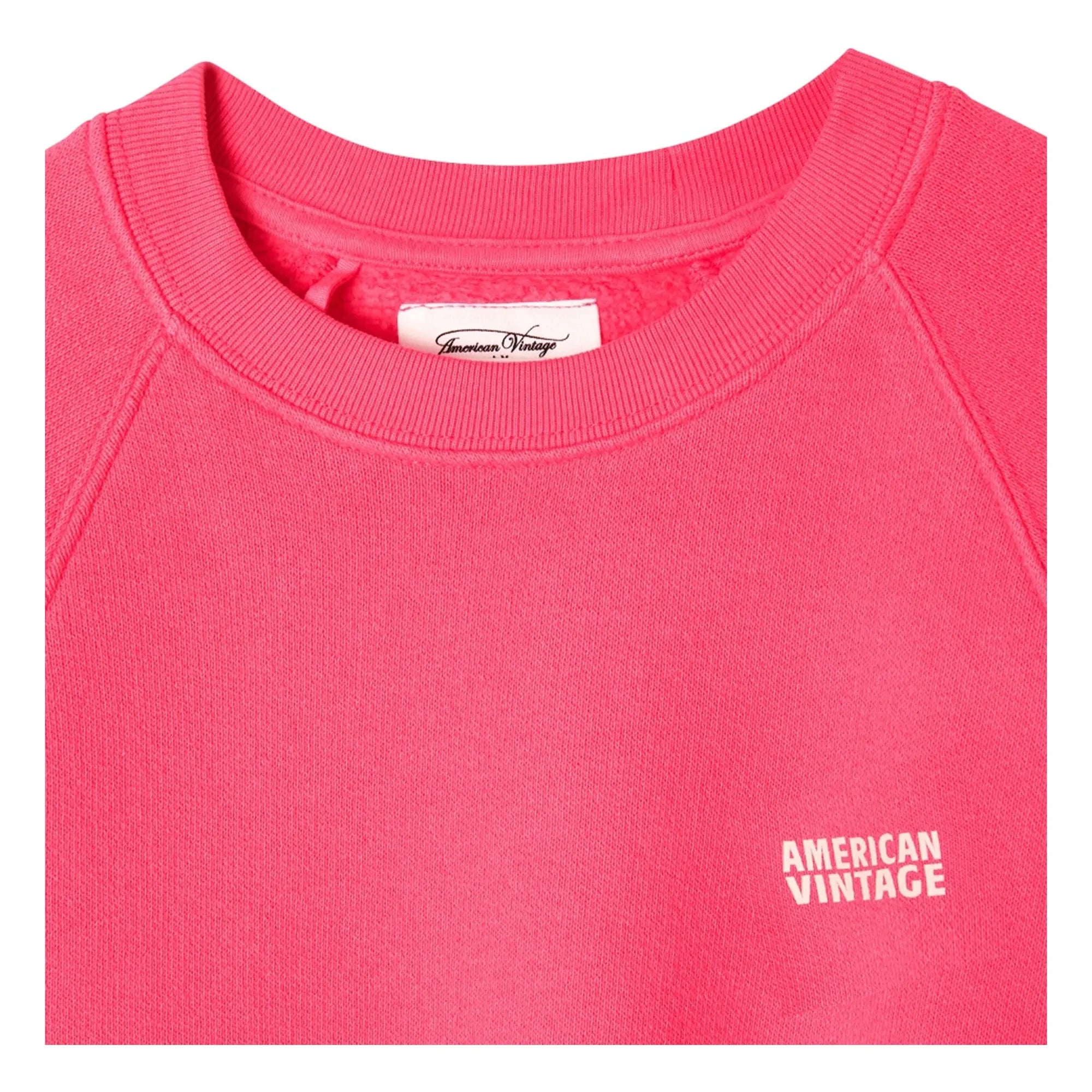 American Vintage - Izubird Sweatshirt | Fluorescent Pink