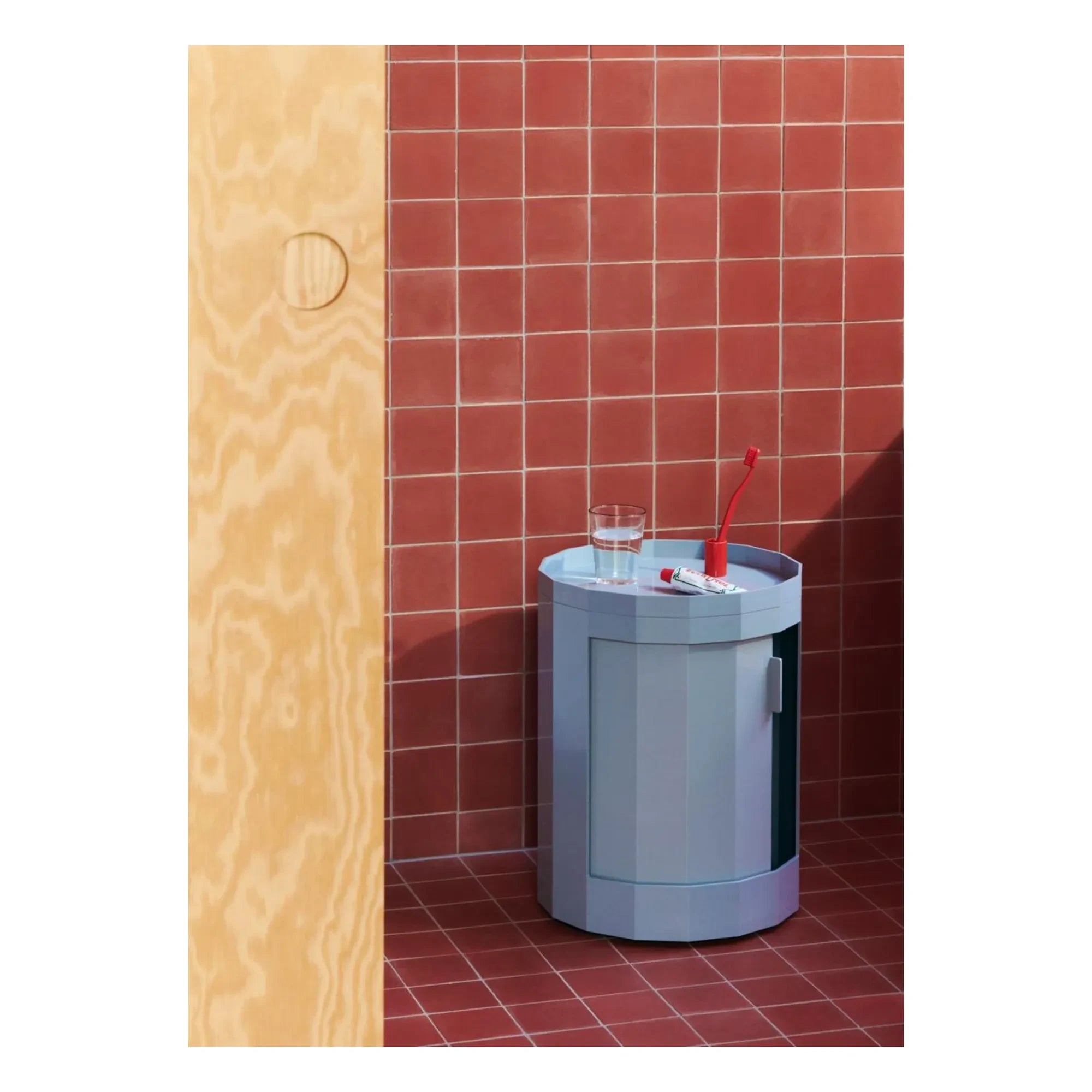 Hay - Side Table Unit Height 49 cm | Light Blue