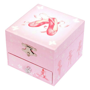 Trousselier - Glow-in-the-Dark Ballet Dancer Music Box | Pink