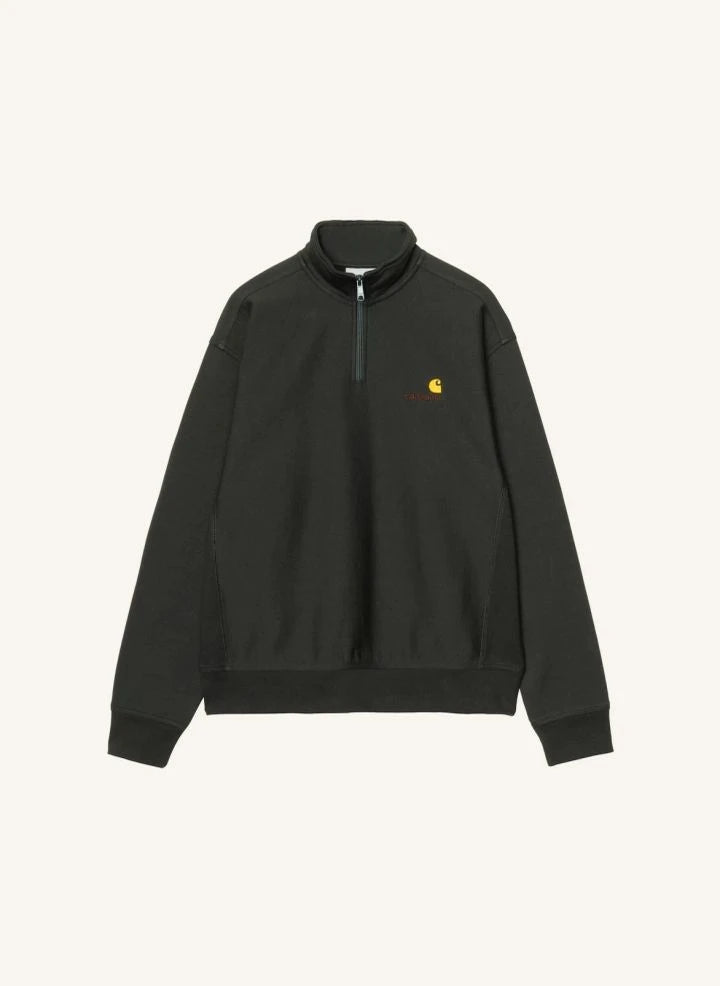 Carhartt WIP - American Script Half-Zip Sweatshirt | Black