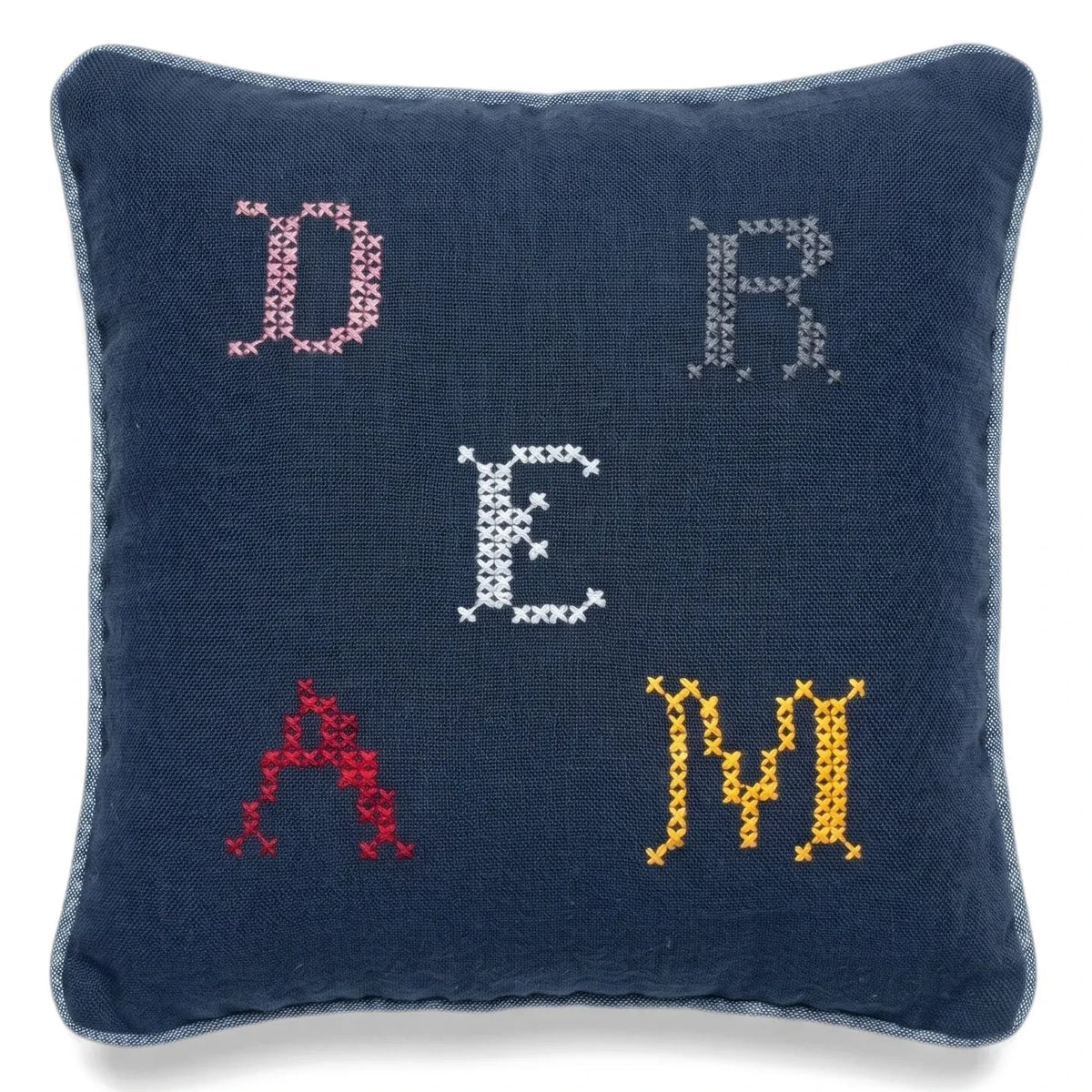 Editions Aimable - Dream Clovis pillow | Night Blue Muslin