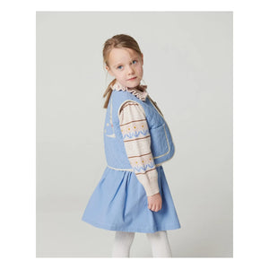 Copenhagen Colors - Organic Cotton Spanish Skirt | Light Blue