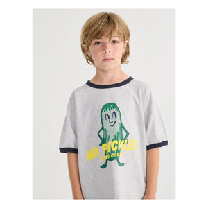 Bobo Choses - Mr Pickles Organic Cotton T-Shirt | Heather Gray