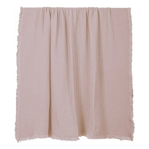Haomy - Vanly Cotton Voile Blanket | Dusty Pink
