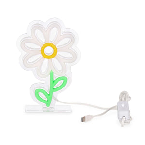 Legami - Mini Neon-Effect LED Sign - It's a Sign Mini - Daisy