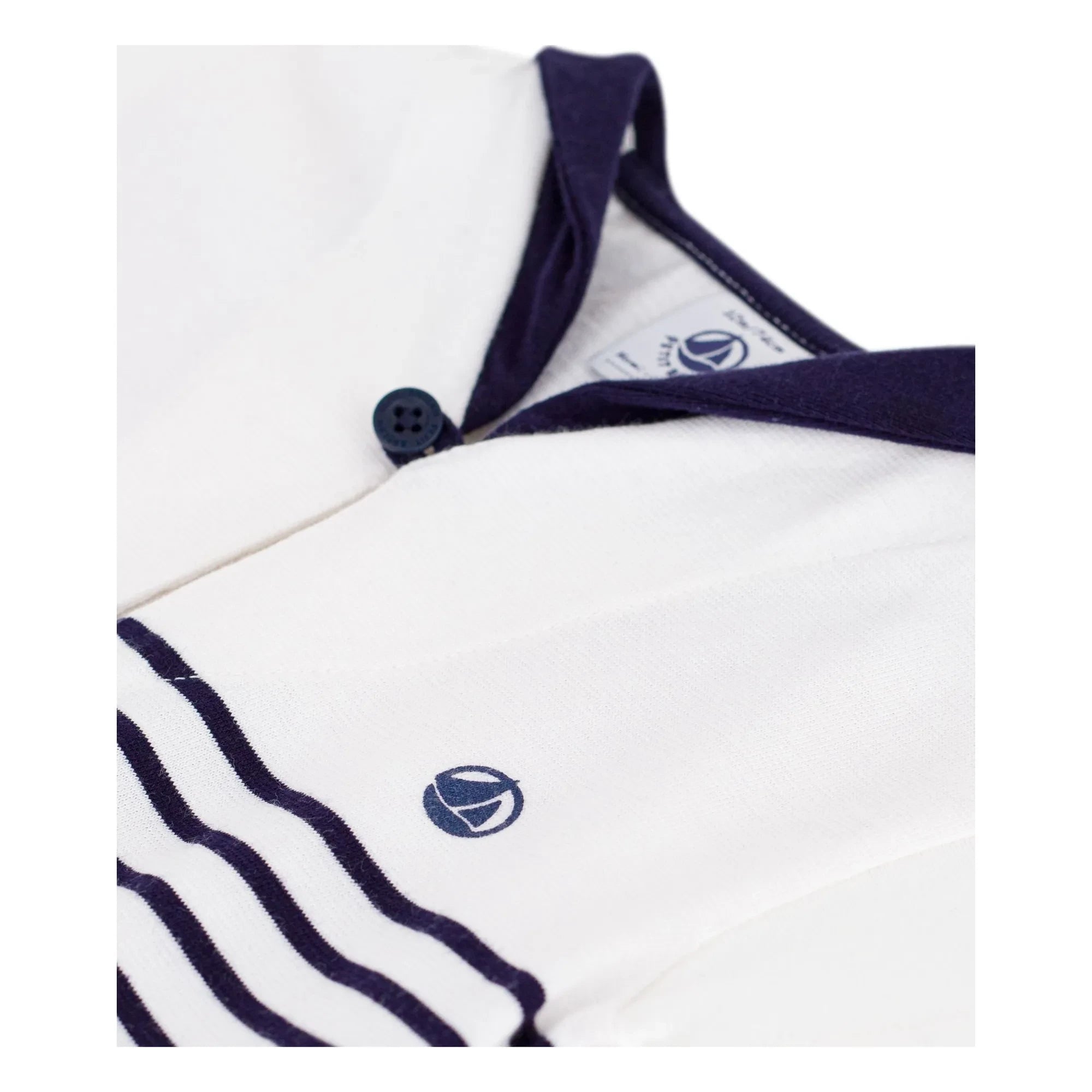 Petit Bateau - Organic Cotton Polo T-Shirt | White