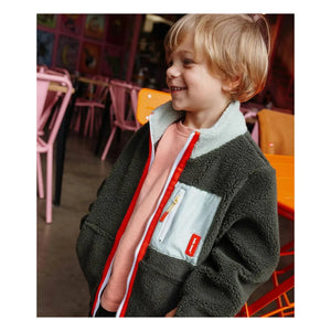 Hello Hossy - Forest Fleece Jacket | Dark Khaki