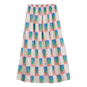 Bobo Choses - Cotton Ruffled Skirt | Cream