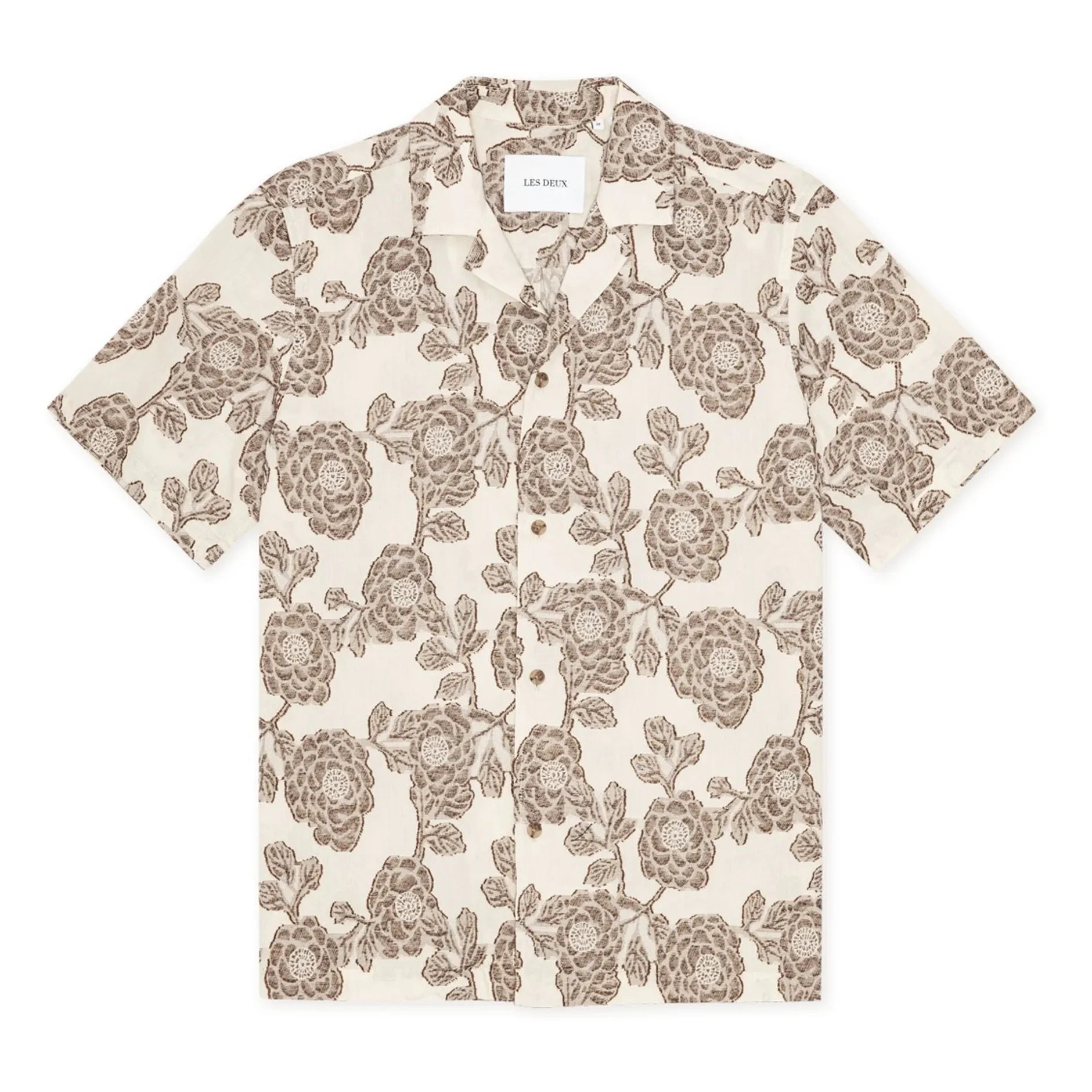 Les Deux - Lesley Knitted Short Sleeve Shirt | Cream