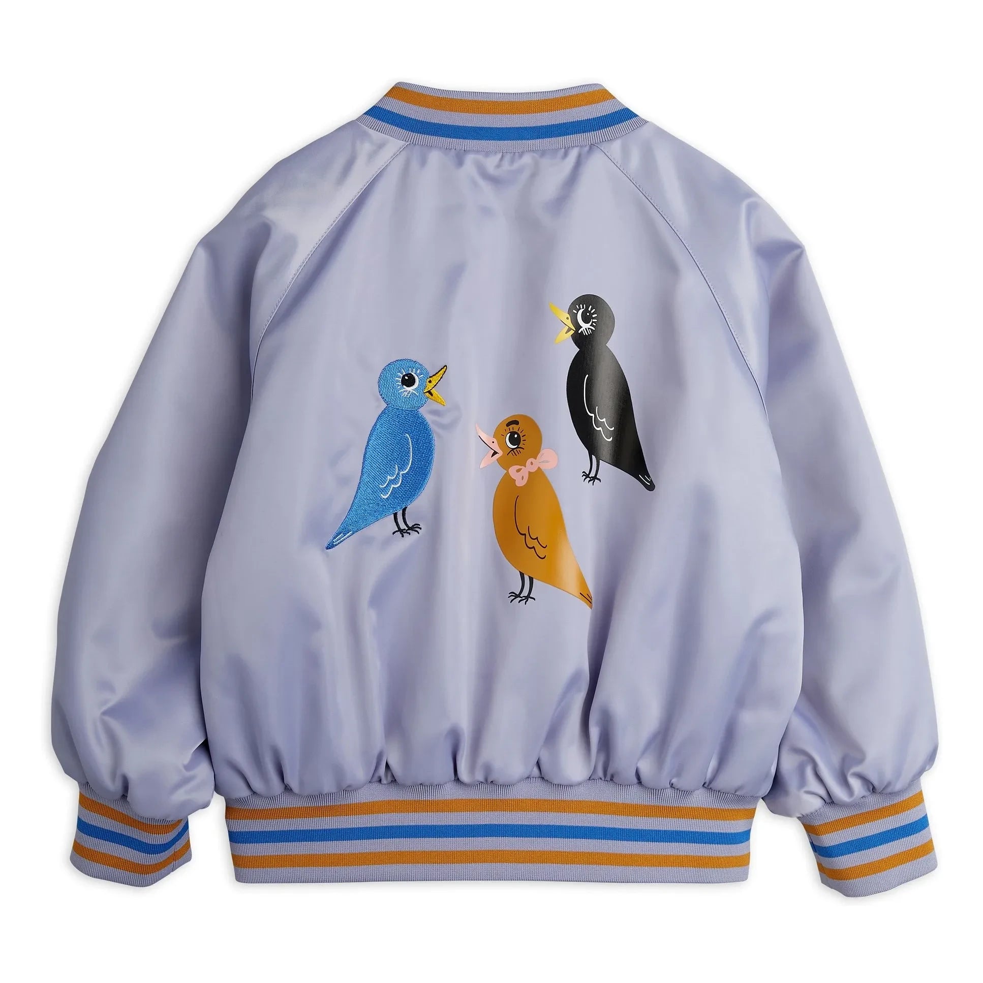 Mini Rodini - Bomber Birds Recycled Fiber | Purple