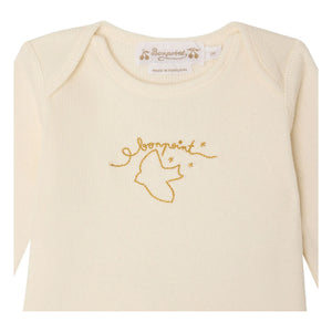 Bonpoint - Timi Organic Cotton T-Shirt and Leggings Set | Brown
