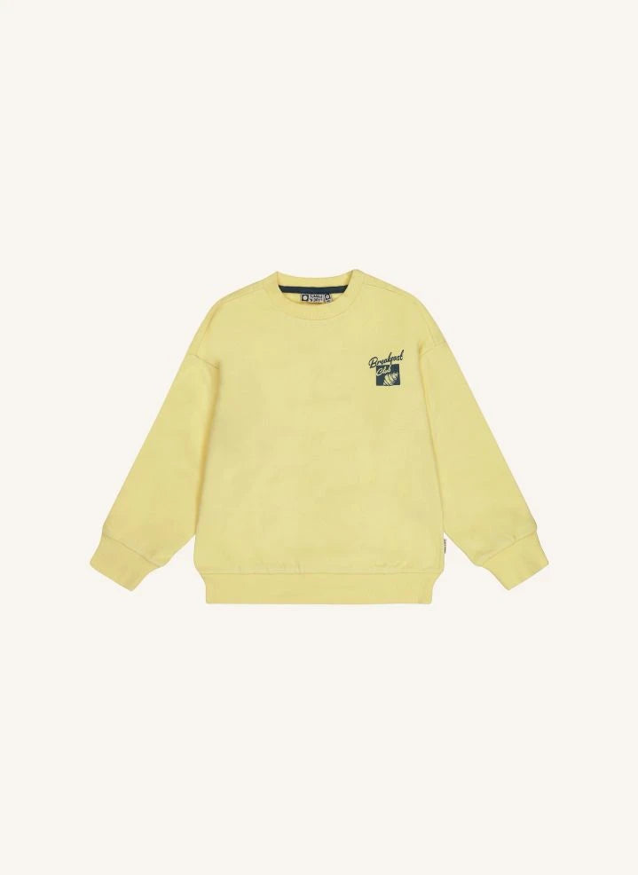 Tumble N'Dry - Gigi Organic Cotton Sweatshirt | Faded Yellow