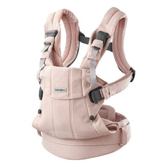 BabyBjörn - Spotted Knit Jersey Harmony Baby Carrier | Pink