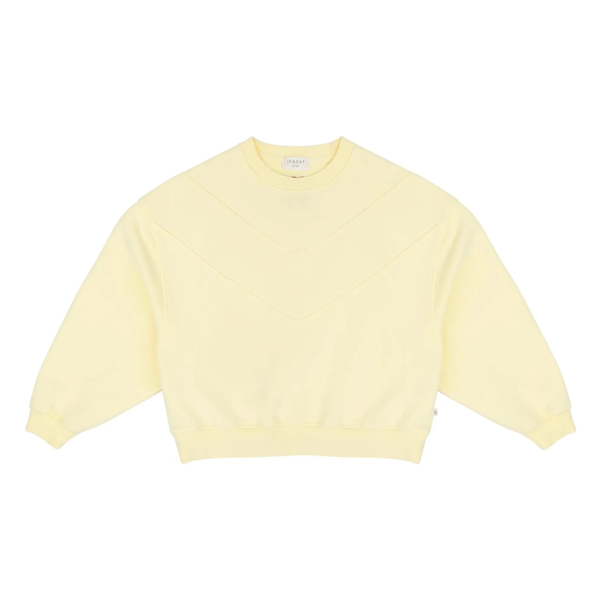Jenest - Tammie organic cotton sweatshirt | Pale yellow