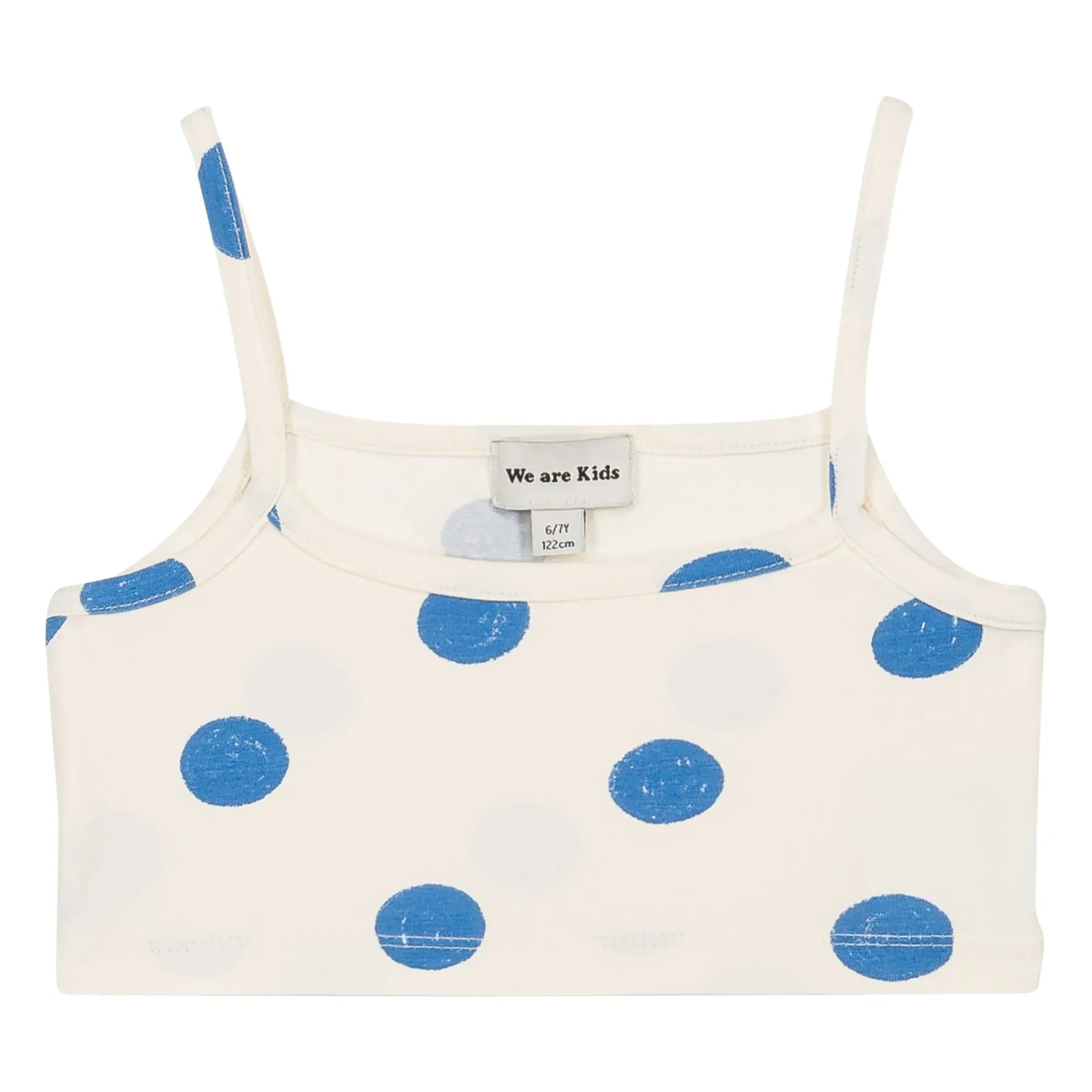 We Are Kids - Vic à Pois Organic Cotton Crop Top | White