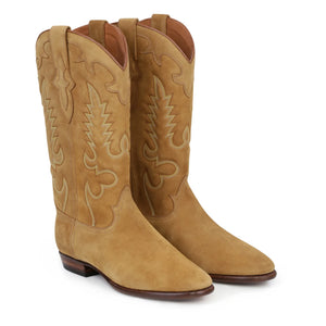 Shiloh Heritage - Midnight Suede Boots | Tan