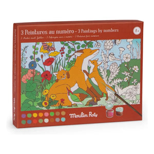 Moulin Roty - Numbered Coloring Gardener
