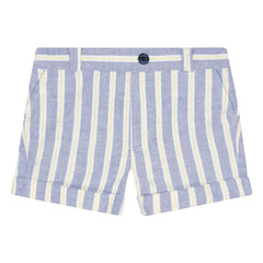Tartine et Chocolat - Striped Baby Shorts | Indigo Blue