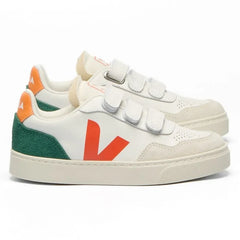 Veja - Scratch Sneaker Küçük V-90 Deri O.T | Turuncu