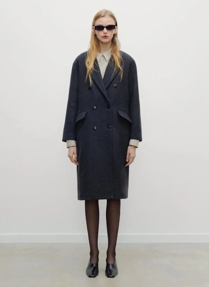 the new society - Elan Wool Coat | Çelik