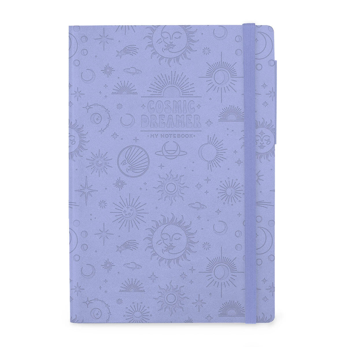 Legami - Lined Notebook with Monochrome Soft Cover - Cosmic Lilac - My Notebook