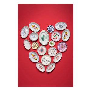 Bitossi - Plat Con Amore, Chiara Perano | Pink