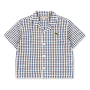 Konges Sløjd - Kim Carreaux organic cotton shirt | Blue