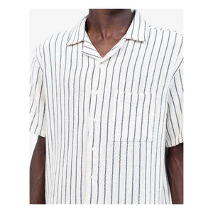 Olow - Aloha Striped Shirt | White