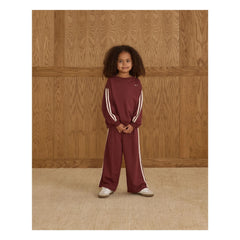 Rylee + Cru - Mini Bie Detail Sweatshirt | Burgundy