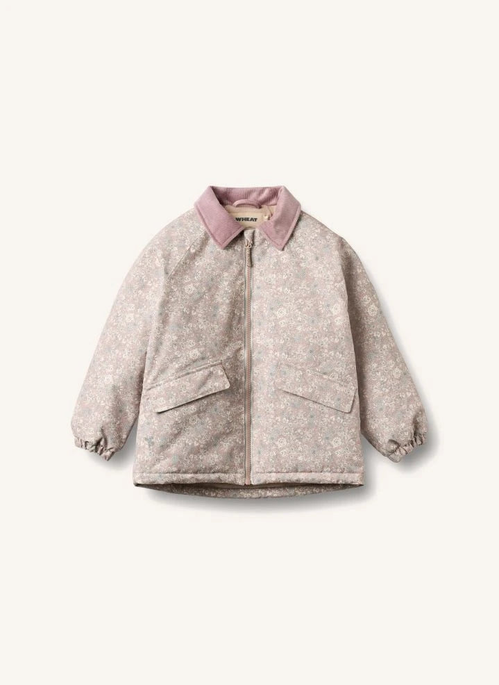 Wheat - Cloudie Fleurie Technical Jacket Made from Recycled Fibers | Dust Pink