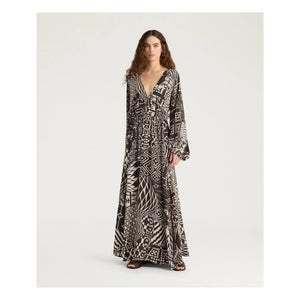 Momoni - Francisco Silk Dress | Chocolate
