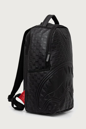 Sprayground - Black Faux Leather Backpack 910B8876NSZ