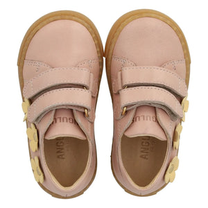 Angulus - Double Scratch Flower Sneakers | Pale Pink