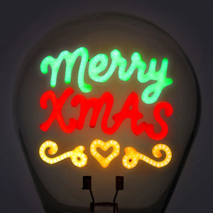 Legami - Merry Noel Noel Light Bulb Table Lamp - Bulb Fiction