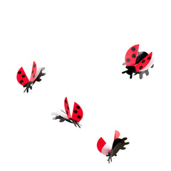 Flensted - Ladybird Mobile | Red