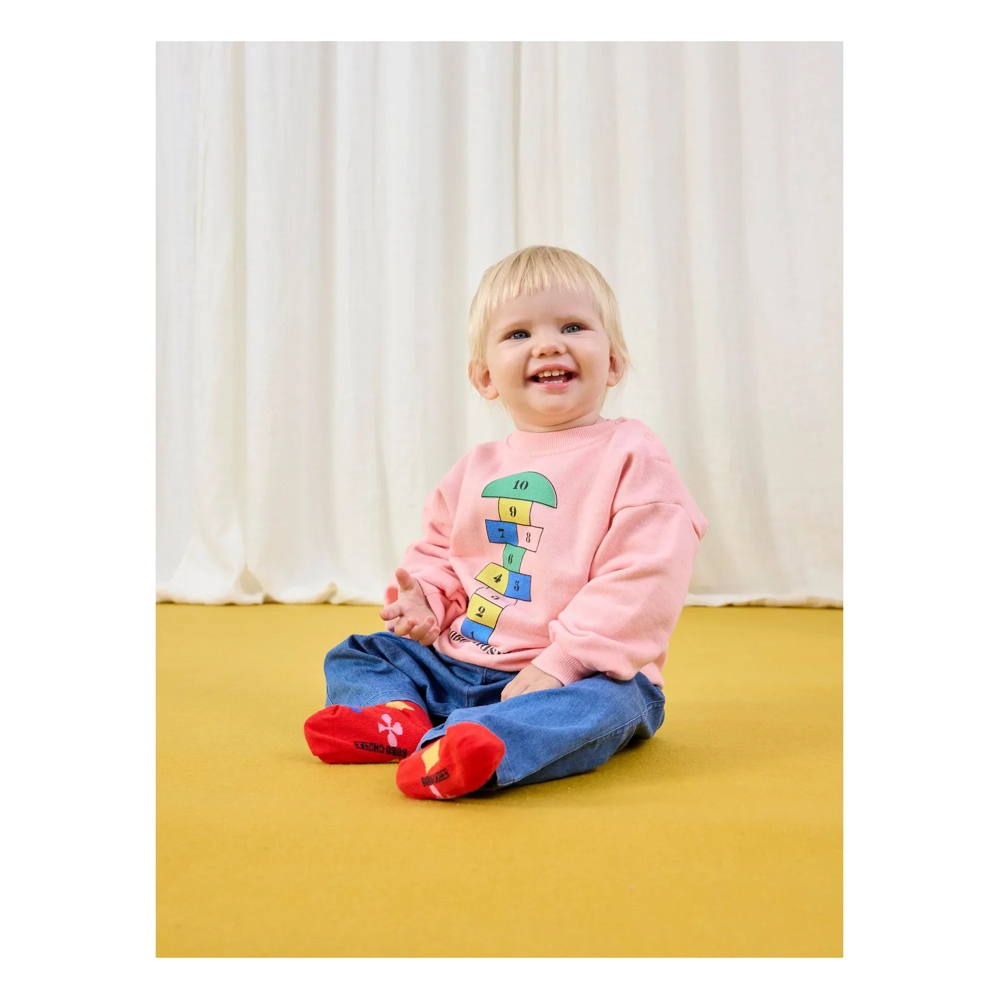 Bobo Choses - Marelle Organic Cotton Sweatshirt | Pink