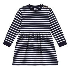 Petit Bateau - Çizgili İspanyol Paça Elbise | Lacivert