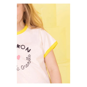 Bonton - Napo Contrast T-shirt | Cream