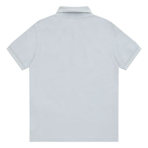 Stone Island - Light Blue Polo with Logo
