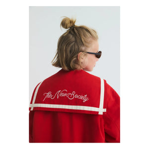 the new society - Buttercup Marine Collar Bomber | Red