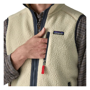 Patagonia - Retro Fleece Sleeveless Vest Made from Recycled Fibers | Natural