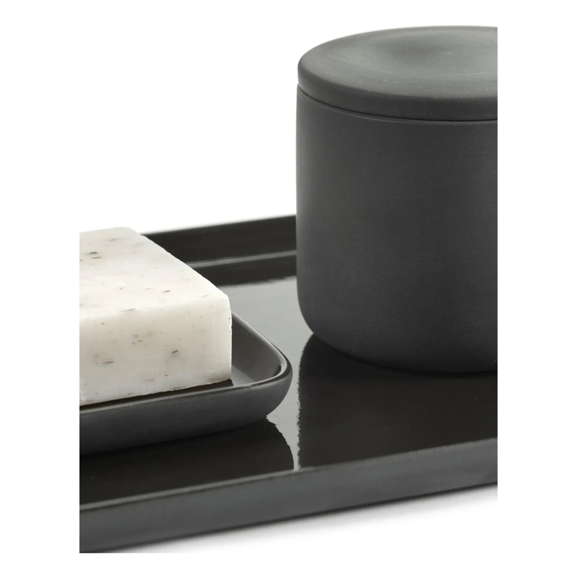 Serax - Round Lid Box | Dark Gray